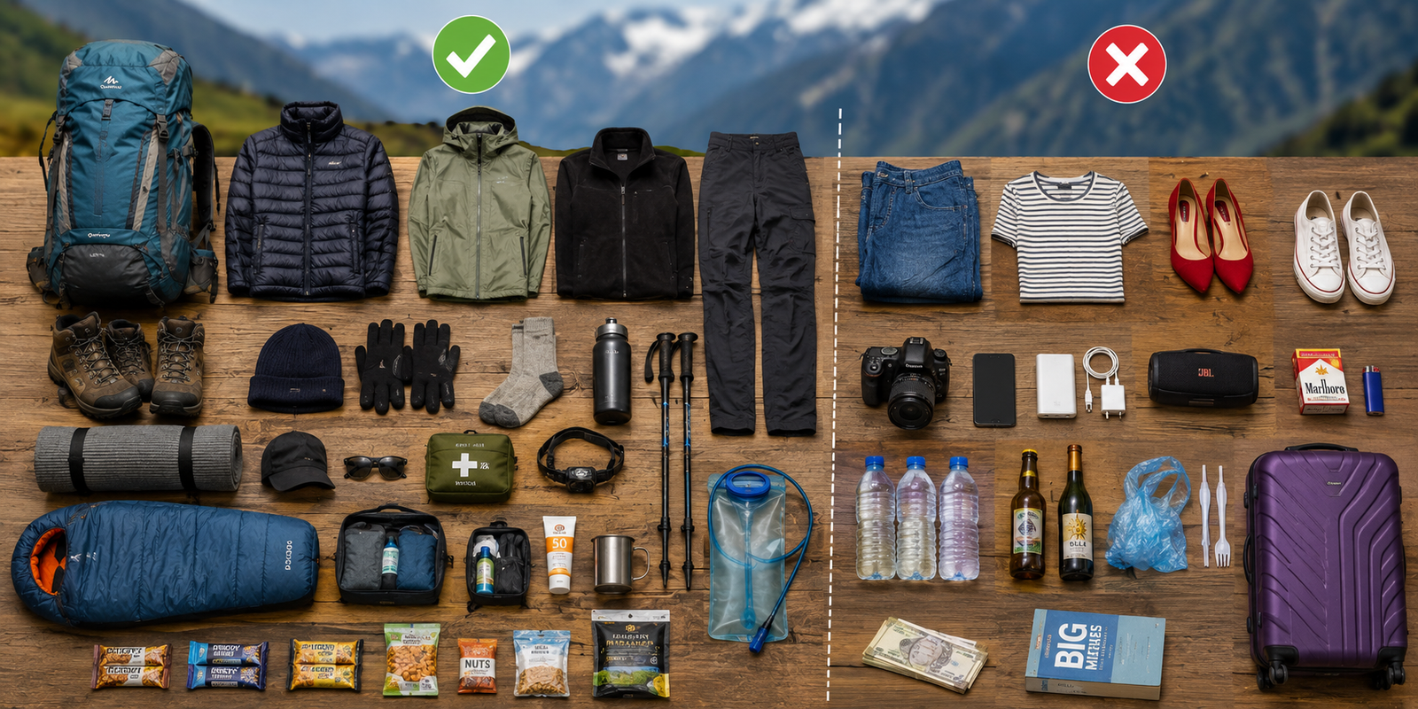 Madmaheshwar Trek packing list what to carry and what to avoid
